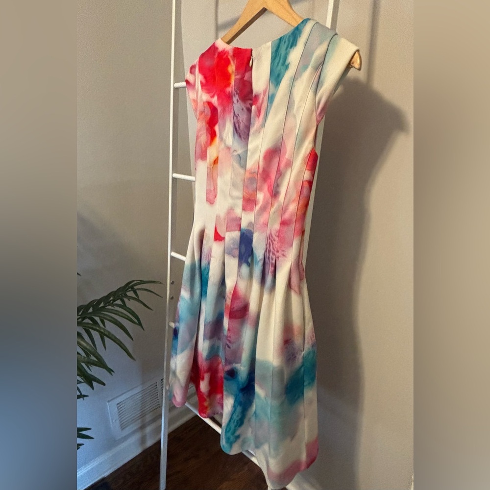 Calvin Klein Vibrant Floral Midi Dress - Picture 5 of 13